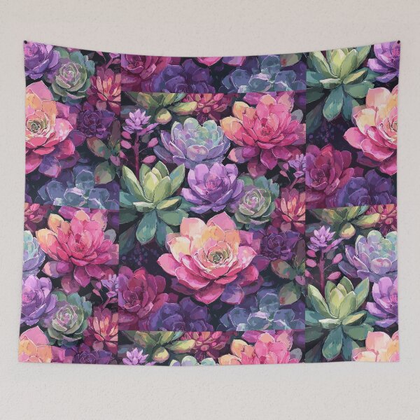 Item preview, Neon Desert Garden - Succulents designed and sold by bapupa.