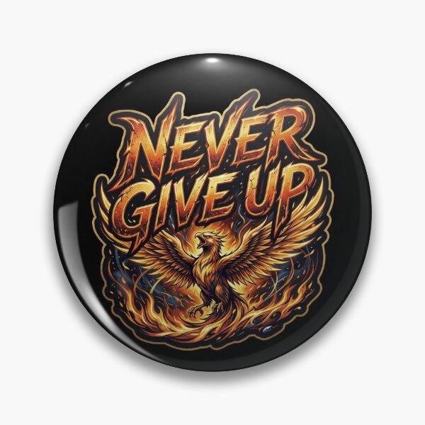 Item preview, Never give up designed and sold by LOVEARTDESIGN.