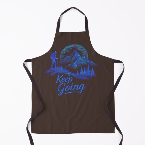 Item preview, Keep Going – Mountain Hiking Motivation Design designed and sold by TeoraMotif Studio.