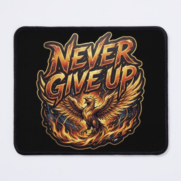 Item preview, Never give up designed and sold by LOVEARTDESIGN.
