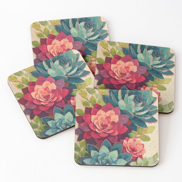 Item preview, Stone and Petal Mosaic - Succulents designed and sold by bapupa.
