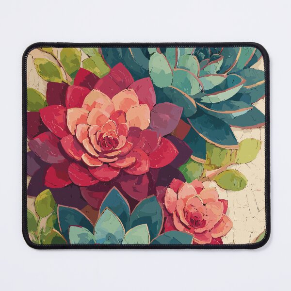 Item preview, Stone and Petal Mosaic - Succulents designed and sold by bapupa.