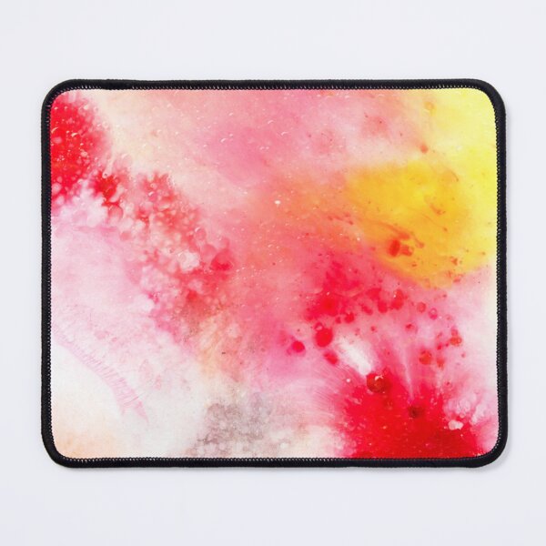 Item preview, Pink, yellow and white watercolor bubbles and flows bright colorful pattern designed and sold by TanalyFlowers.