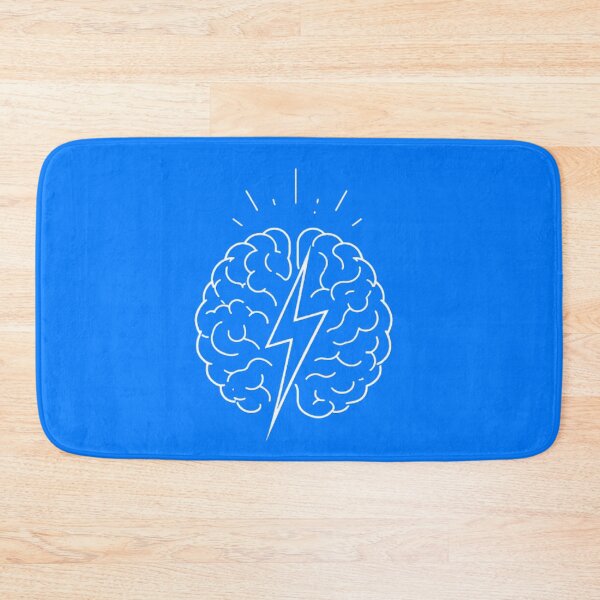 Item preview, Electric Brain Storm Psychology Art - Mental Energy & Creativity - Minimalist Science Illustration designed and sold by MCV-Designs.