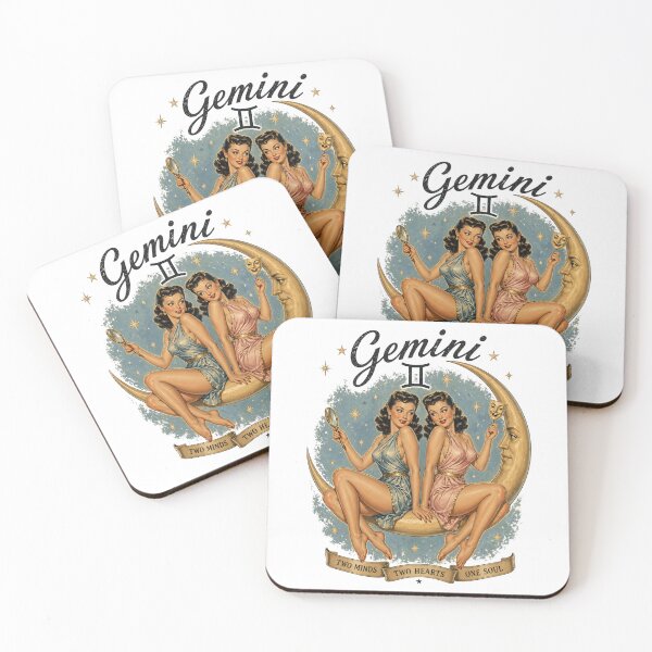 Item preview, ZODIAC PINUP GEMINI Variant  designed and sold by PINDROPPA.