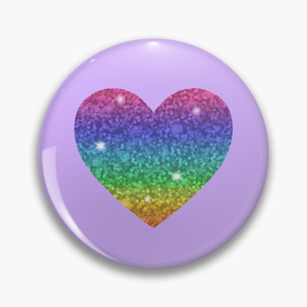 Item preview, Glitter Rainbow Gradient Heart designed and sold by Kusaka.art.