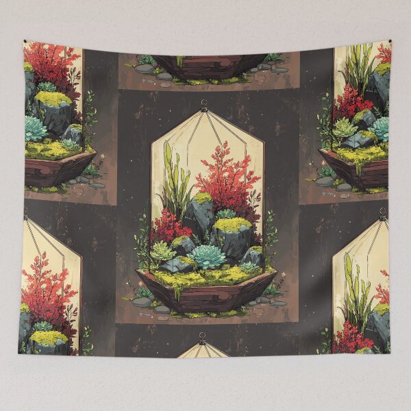 Item preview, Geometric Glass Sanctuary - Terrarium designed and sold by bapupa.