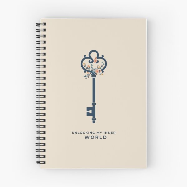Item preview, Vintage Floral Key Art - Unlocking My Inner World Illustration designed and sold by Inkfino.