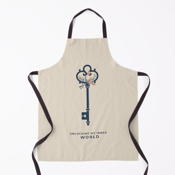 Item preview, Vintage Floral Key Art - Unlocking My Inner World Illustration designed and sold by Inkfino.