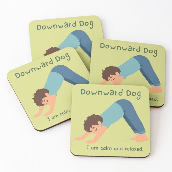 Item preview, Kids Yoga Downward Dog – Mindfulness for Children designed and sold by Adela80.