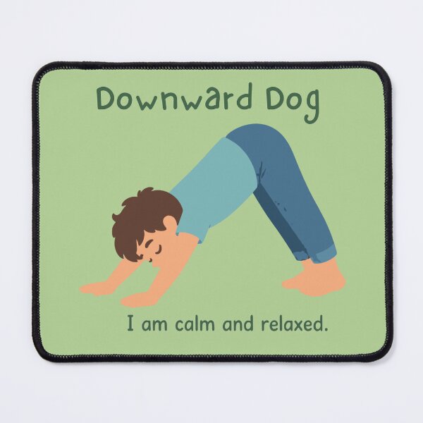Item preview, Kids Yoga Downward Dog – Mindfulness for Children designed and sold by Adela80.