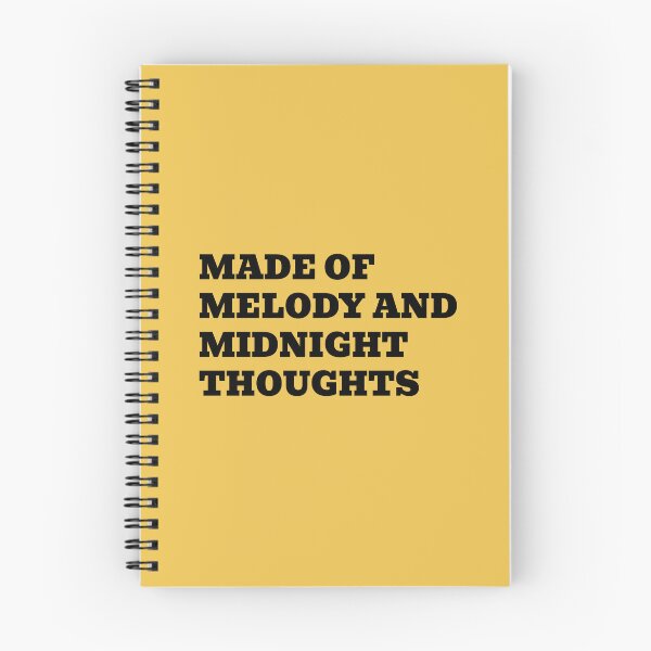 Item preview, Made of Melody and Midnight Thoughts designed and sold by WakeNBake-Tees.