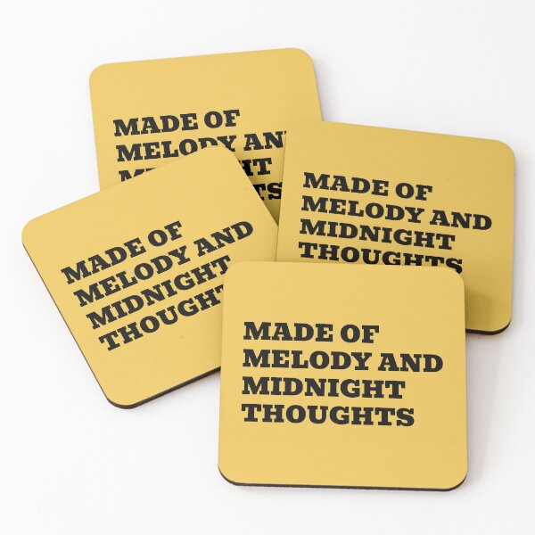 Item preview, Made of Melody and Midnight Thoughts designed and sold by WakeNBake-Tees.
