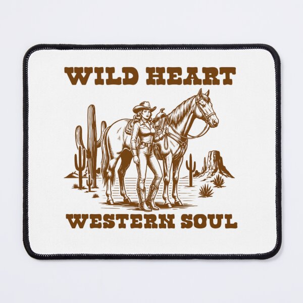 Artikelvorschau, Wildes Herz, Western-Seele | Vintage-Cowgirl & Pferd | Retro-Wüste entworfen und verkauft von Abibless1998.