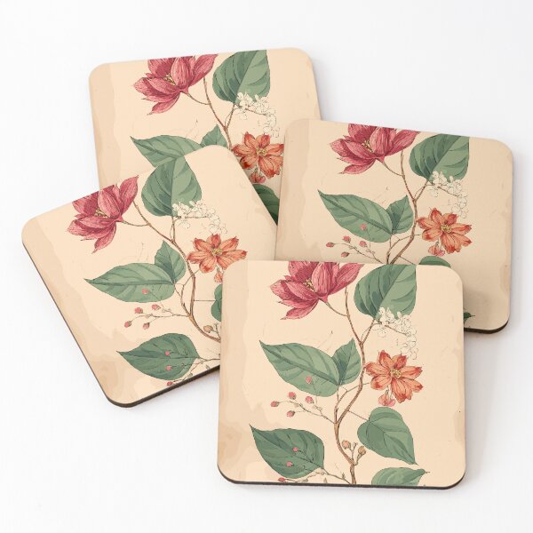 Item preview, Wild Rose and Jasmine Study - Vintage Botanical Art designed and sold by bapupa.