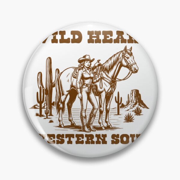 Item preview, Wild Heart Western Soul | Vintage Cowgirl & Horse | Retro Desert  designed and sold by Abibless1998.