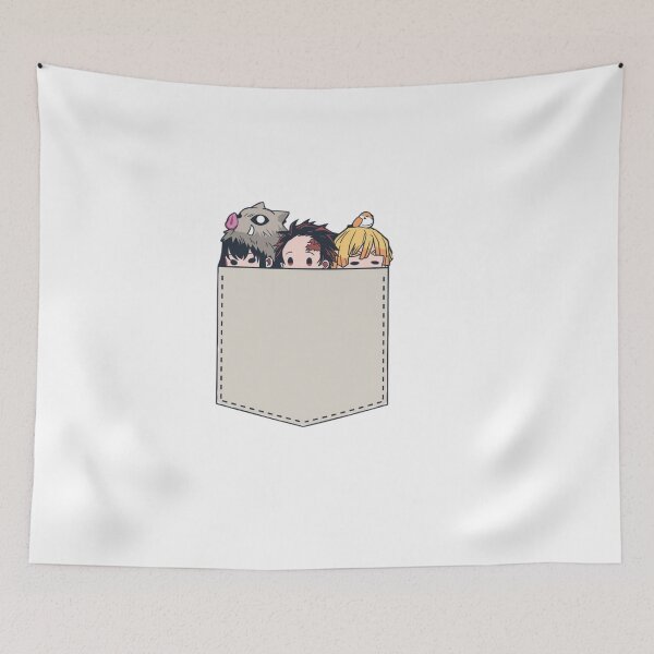 Item preview, Demon Slayer Trio Pocket Chibi Art designed and sold by The-Lone-Rodent.