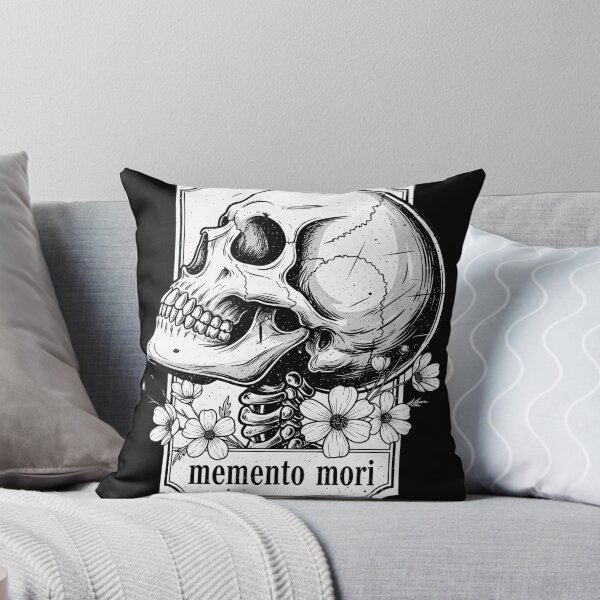 Item preview, Memento Mori Skull Frame with Dead Flowers designed and sold by nuel-art.