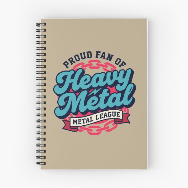 Item preview, Heavy Metal League Retro American Fat Script Design Proud Fan Of Vintage Metalhead designed and sold by Cozy-Old-Pub.
