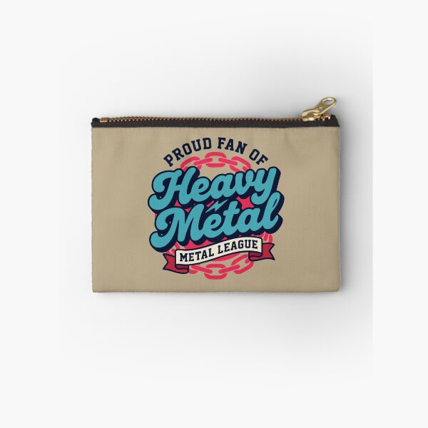 Item preview, Heavy Metal League Retro American Fat Script Design Proud Fan Of Vintage Metalhead designed and sold by Cozy-Old-Pub.