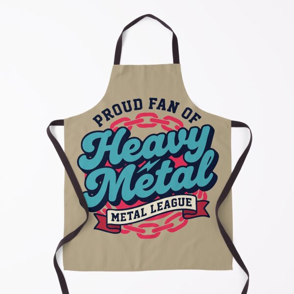 Item preview, Heavy Metal League Retro American Fat Script Design Proud Fan Of Vintage Metalhead designed and sold by Cozy-Old-Pub.