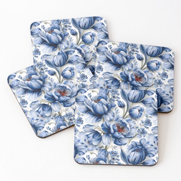 Item preview, Delft Blue Tulip Garden designed and sold by House of Blue.