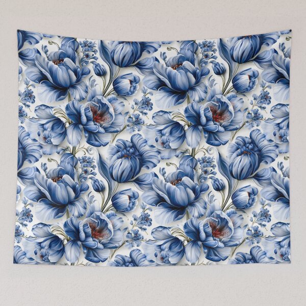Item preview, Delft Blue Tulip Garden designed and sold by House of Blue.