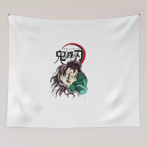 Item preview, Tanjiro & Nezuko Bond Protective Hug designed and sold by The-Lone-Rodent.