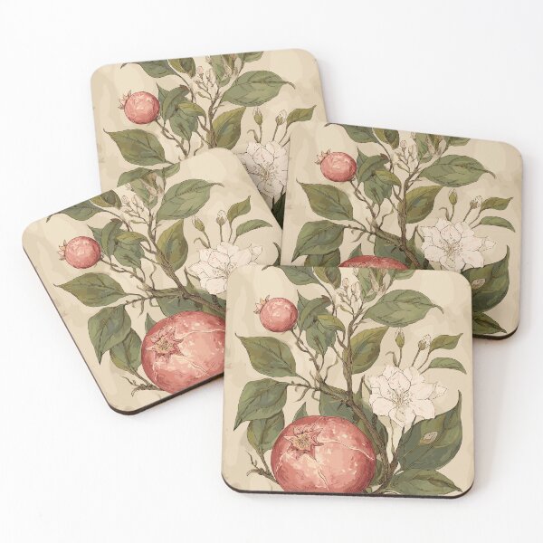 Item preview, Study of the Pomegranate Branch - Vintage Botany designed and sold by bapupa.