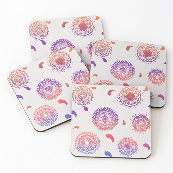 Item preview, Vivid Mandala Motifs on Cloud Dancer  designed and sold by JaygiesDesign.