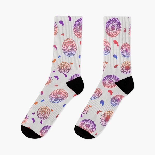 Item preview, Vivid Mandala Motifs on Cloud Dancer  designed and sold by JaygiesDesign.