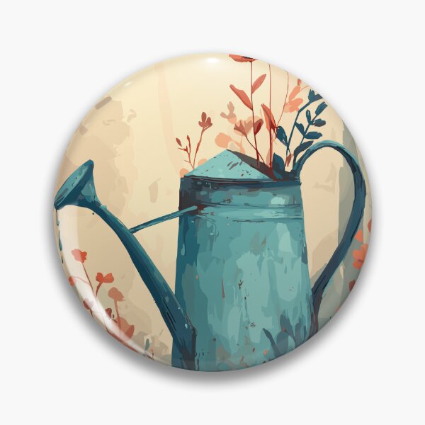 Item preview, The Teal Sprinkler's Bounty - Watering Can designed and sold by bapupa.