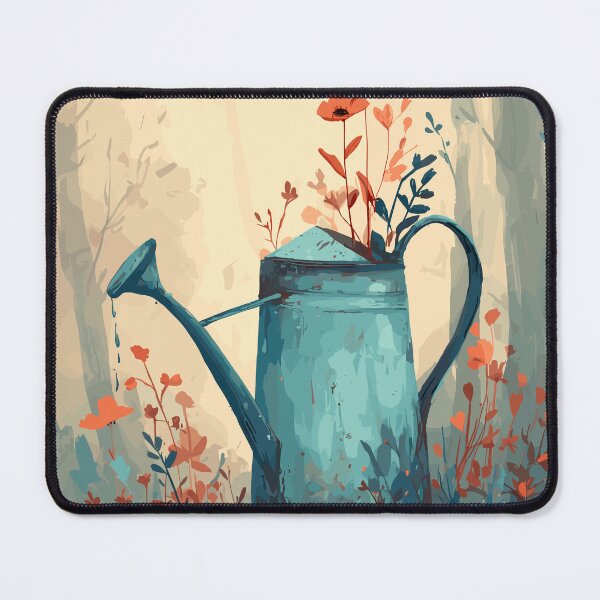 Item preview, The Teal Sprinkler's Bounty - Watering Can designed and sold by bapupa.