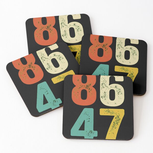 Item preview, Vintage 8647 Retro Distressed Number Typography Design designed and sold by haitrieuic96.