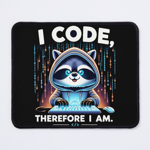 Item preview, Funny Coding Quote – Raccoon Art designed and sold by Dogandesighn.