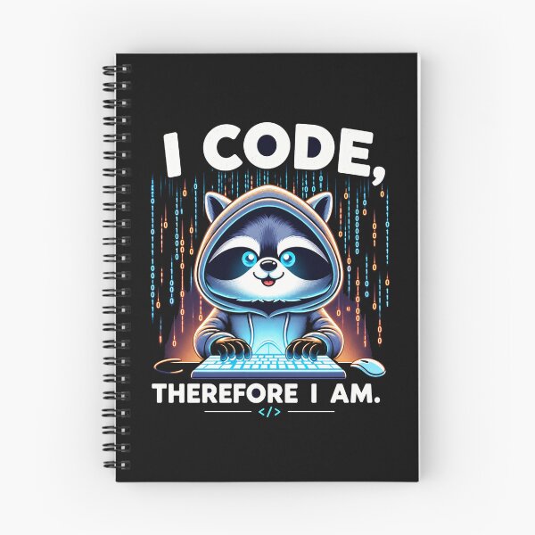 Item preview, Funny Coding Quote – Raccoon Art designed and sold by Dogandesighn.