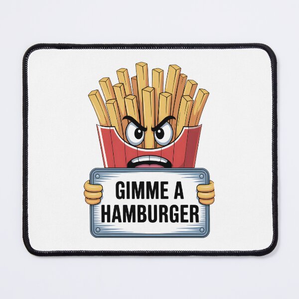 Item preview, French Fries cartoon ; Gimme a Hamburger designed and sold by Museum Of Non-Existing Art.