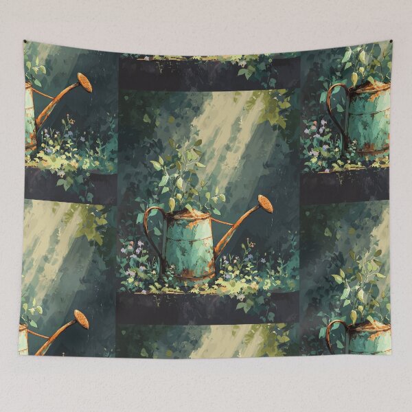 Item preview, Sunbeam on the Patina - Watering Can designed and sold by bapupa.