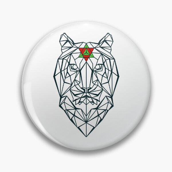 Item preview, Geometric Tiger Line Art Spiritual Design designed and sold by ART-J-JAKE Wear.