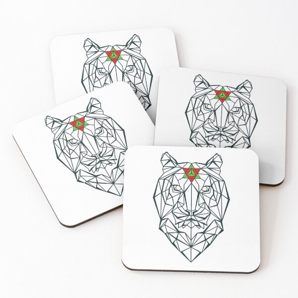 Item preview, Geometric Tiger Line Art Spiritual Design designed and sold by ART-J-JAKE Wear.