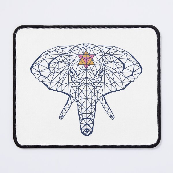 Item preview, Geometric Elephant Line Art Spiritual Design designed and sold by ART-J-JAKE Wear.