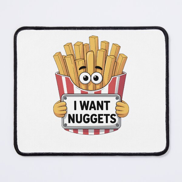 Item preview, French Fries cartoon: I want Nuggets designed and sold by Museum Of Non-Existing Art.