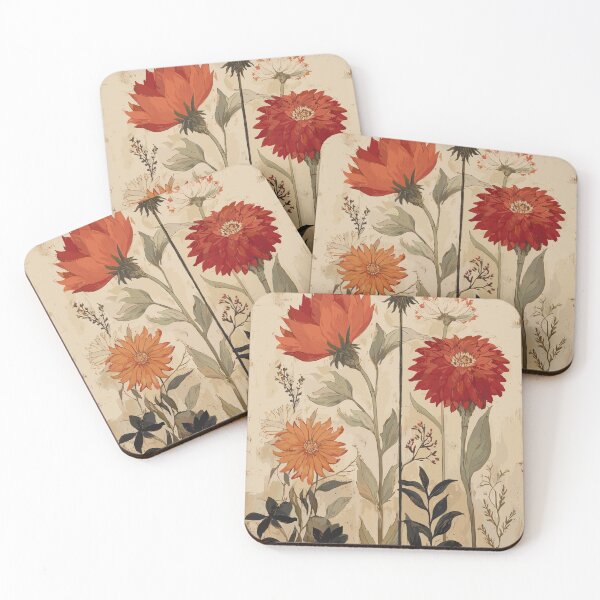 Item preview, Rust and Amber Harvest - Wildflowers designed and sold by bapupa.