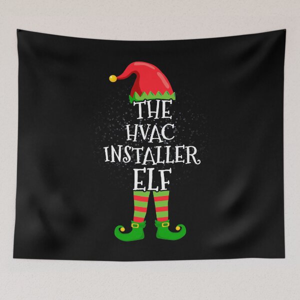 Item preview, HVAC INSTALLER Elf Family Matching Christmas Group designed and sold by CosmoKitsch.