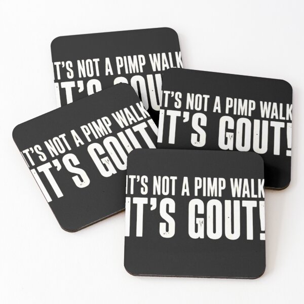 Item preview, It's Not A Pimp Walk It's Gout Funny Sarcastic Medical Humor designed and sold by haitrieuic96.