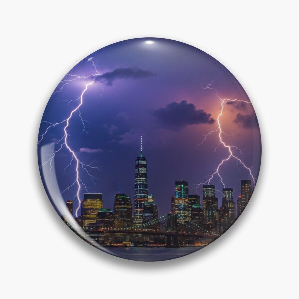 Item preview, City Thunderstorm Vibrant Colours  designed and sold by MariArtiesArt.