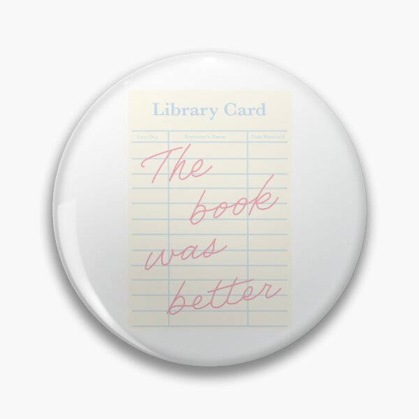 Item preview, The Book Was Better Library Card designed and sold by evereads.