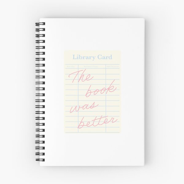 Item preview, The Book Was Better Library Card designed and sold by evereads.