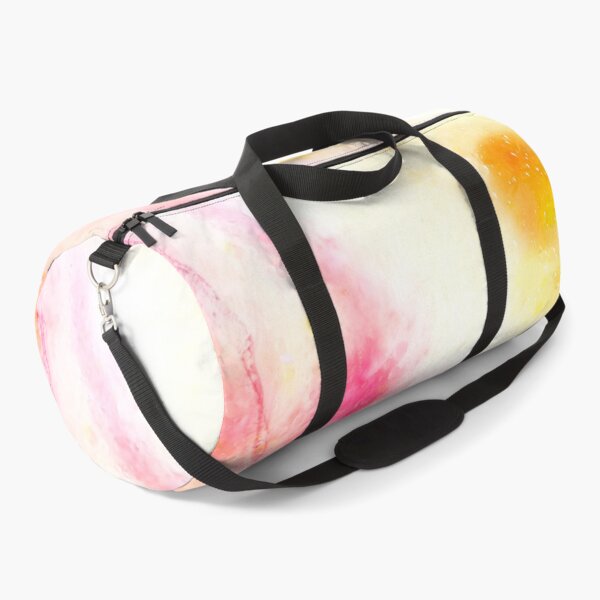Item preview, Pink, yellow and white watercolor bubbles and flows bright colorful modern designed and sold by TanalyFlowers.