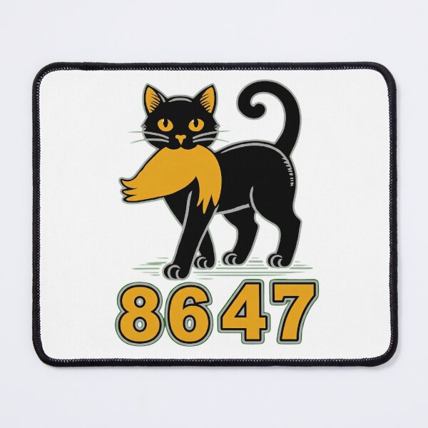 Item preview, Black Cat 8647 Illustration - Vintage Feline Graphic Art designed and sold by haitrieuic96.
